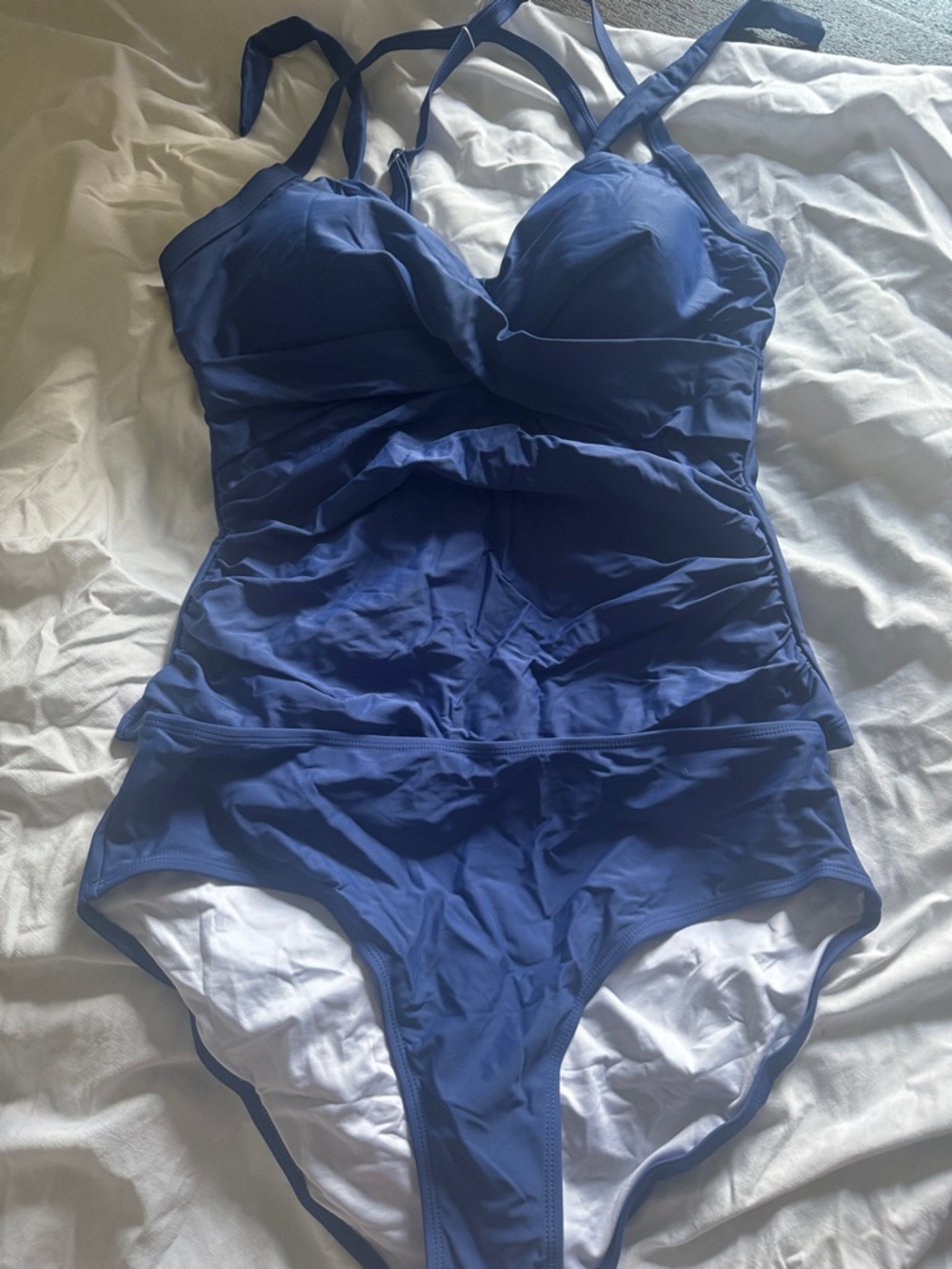 Classic Blue Women's Tankini Swim Set: B2PRITY